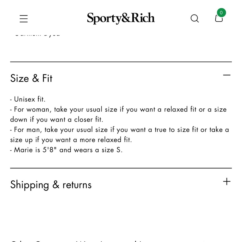 Sporty & Rich black crewneck (sold out online) - Picture 10 of 10